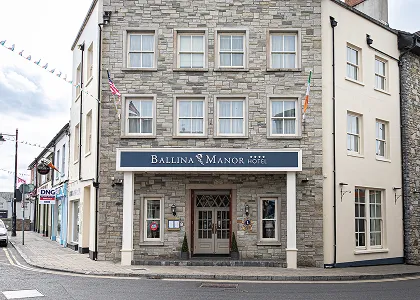 Ballina manor Hotel stone work exterior wall